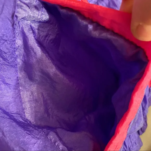 VINTAGE BLAIR BOUTIQUE NEON WATERCOLOR WINDBREAKER SZ L - Picture 11 of 16